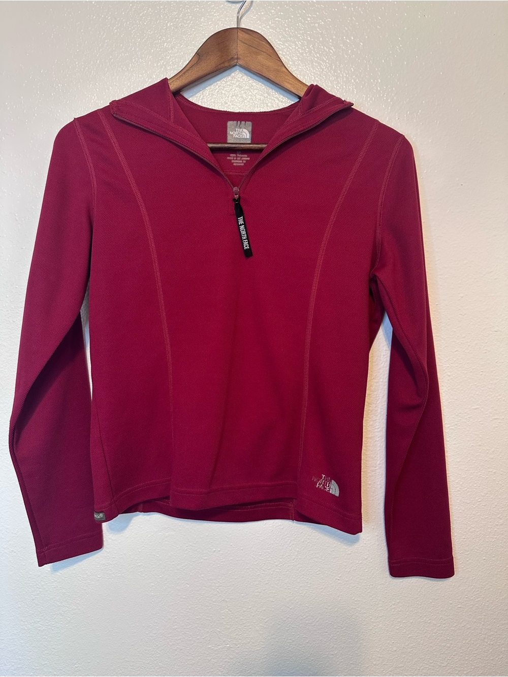 The North Face Women's Red Quarter-Zip Pullover